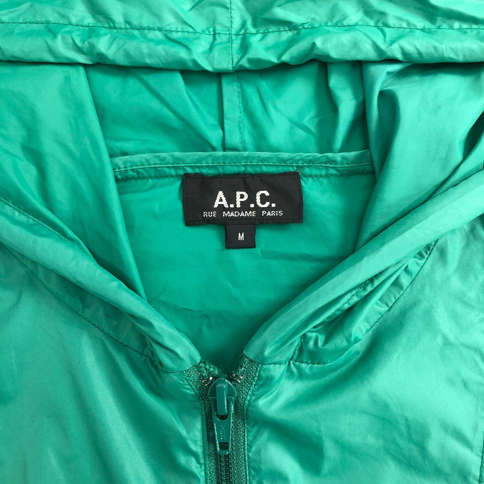 A.P.C. × Japanese Brand × Vintage APC Cagoule Packable Jacket Size US M / EU 48-50 / 2 - 12 Thumbnail
