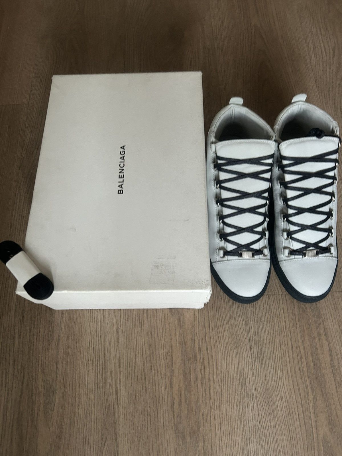 Balenciaga Balenciaga arena Hightop White NEW Size US 10 / EU 43 - 2 Thumbnail