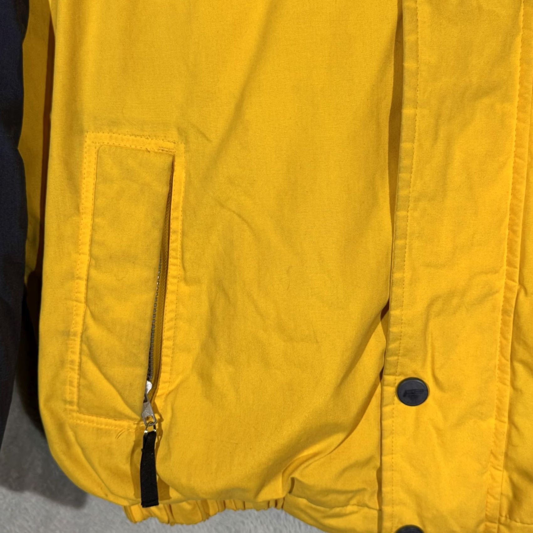 Perry Ellis Perry Ellis Ski / Snowboard Jacket Mens Medium Yellow Navy Insulated Winter Coat Size US M / EU 48-50 / 2 - 5 Thumbnail