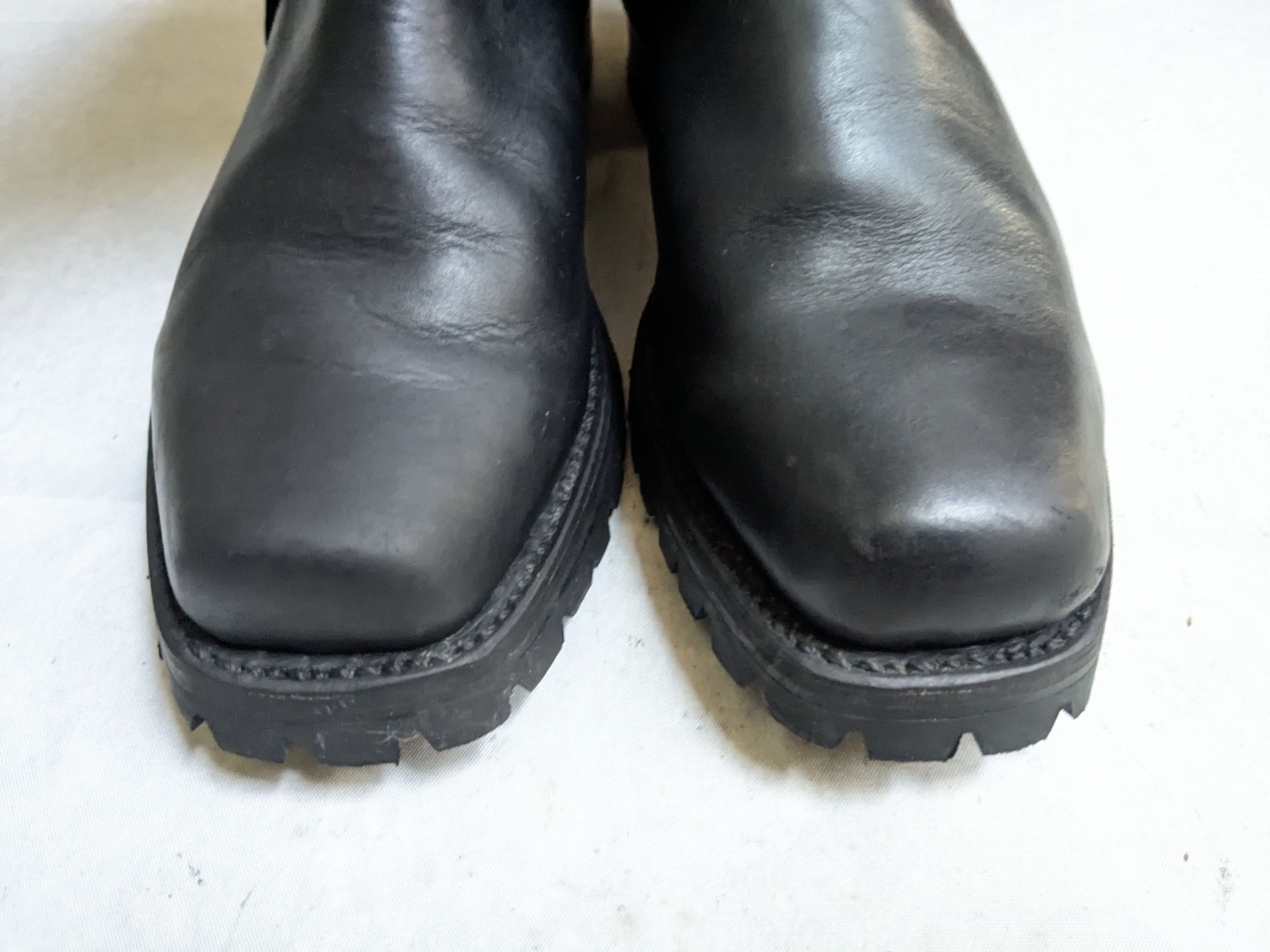 Frye Frye Harness Boots Black Leather 9.5 M Buckle Size US 9.5 / EU 42-43 - 4 Thumbnail