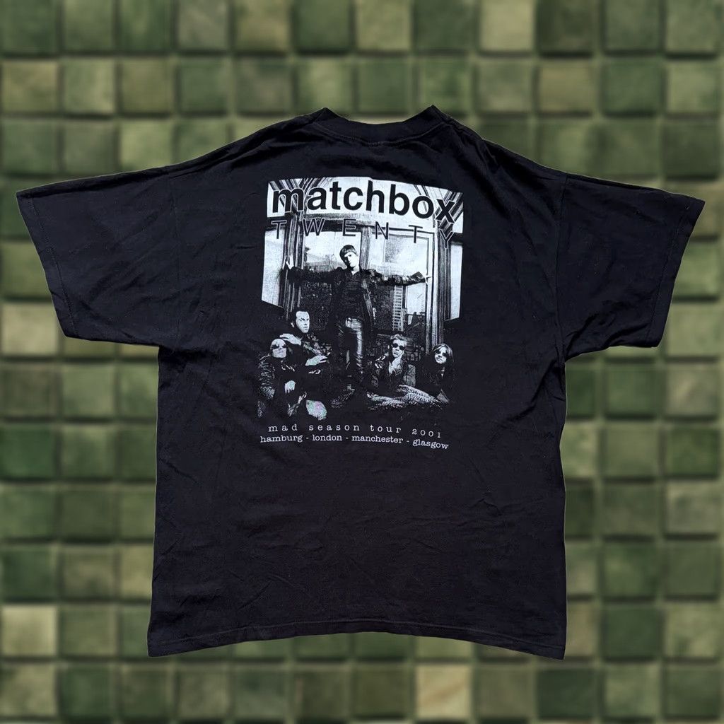 Vintage Matchbox Twenty Tour Mad Season 2001 Rock Concert T-shirt XL Black Mens T-Shirt Band Music Rock 2000s Size US XL / EU 56 / 4 - 1 Thumbnail