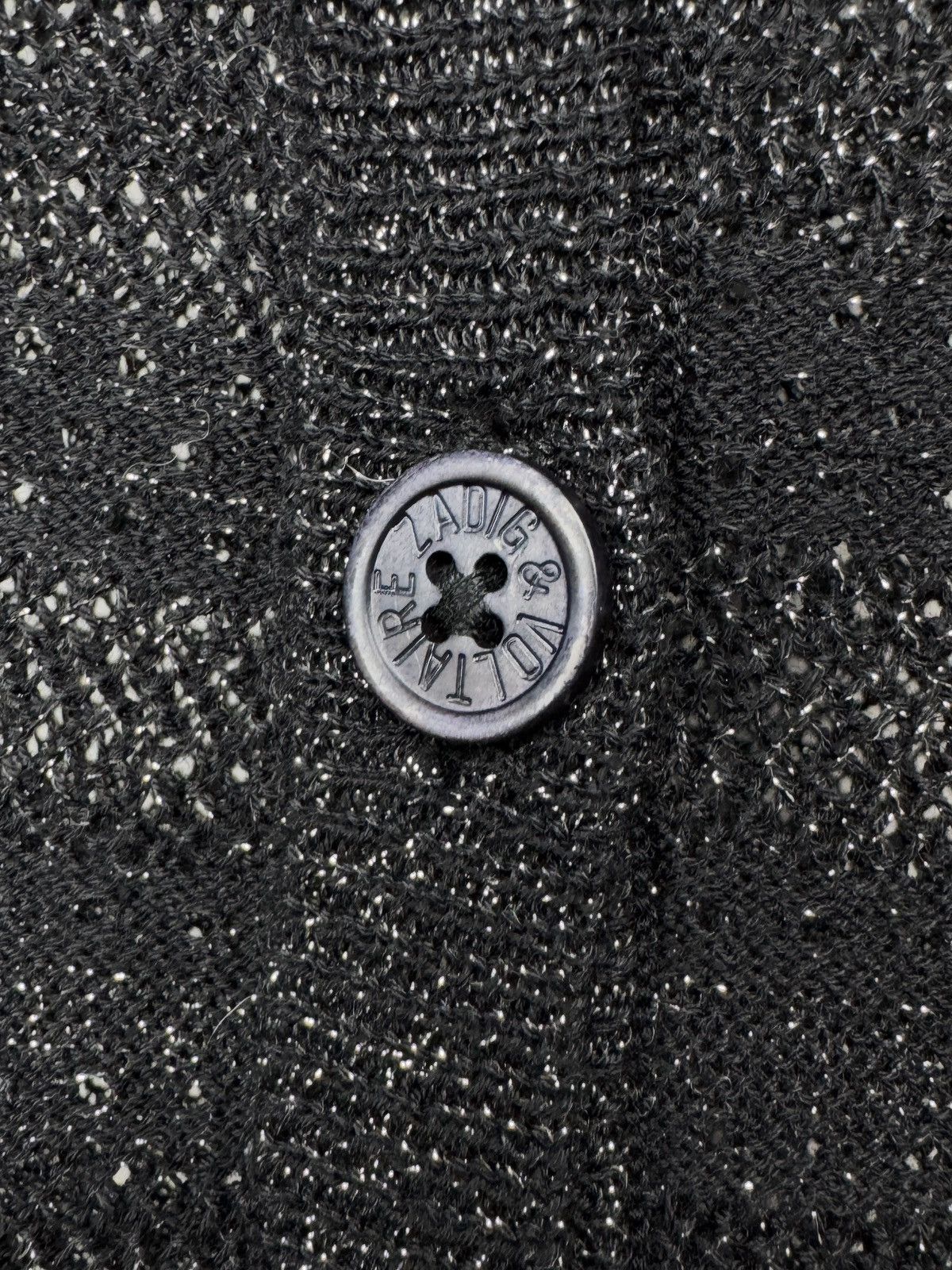 Zadig & Voltaire Zadig Voltaire Marty Pointelle Crl Long Button Cardigan Mesh Size S / US 4 / IT 40 - 4 Thumbnail