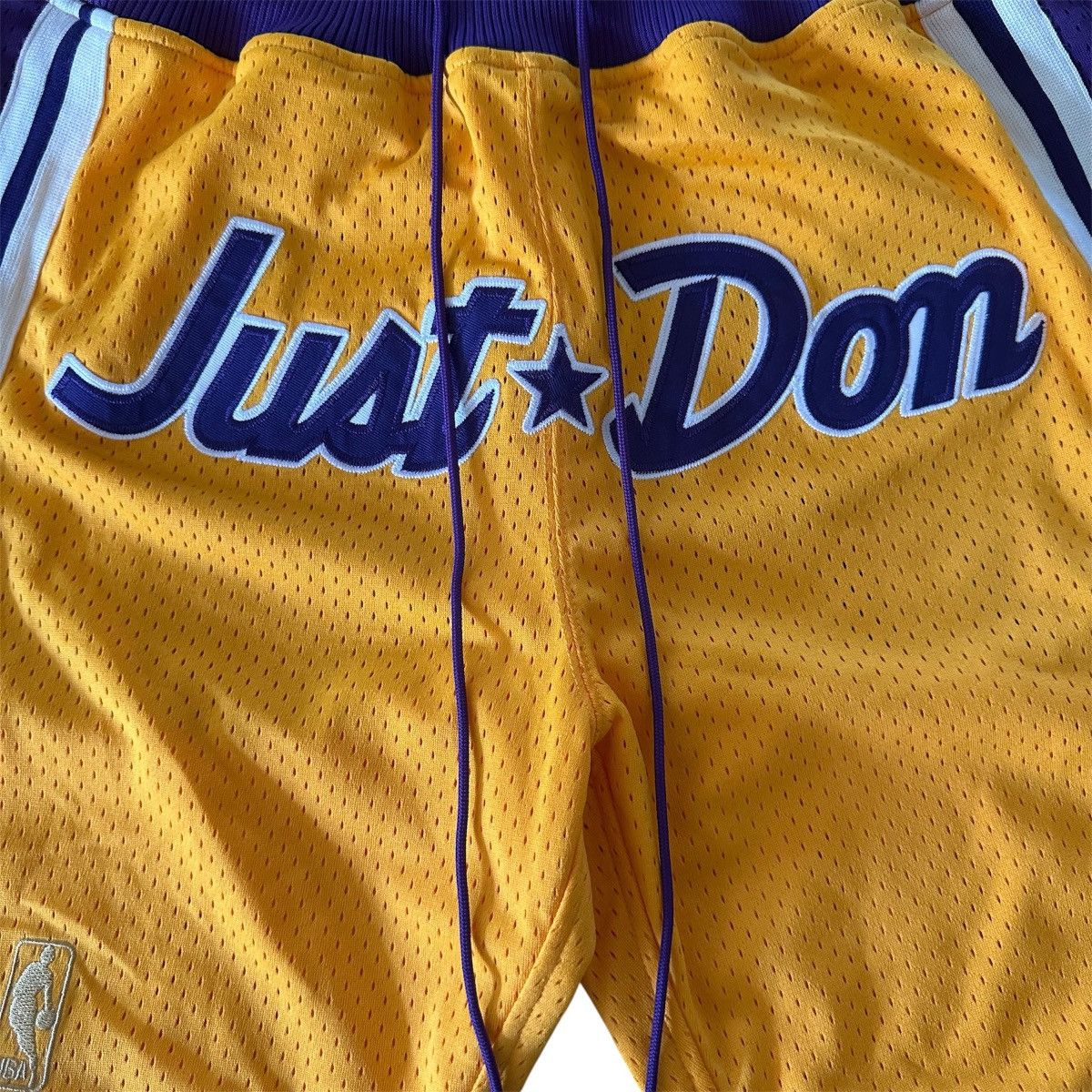 Just Don × Mitchell & Ness Brand New Rare Los Angeles Lakers Just Don Shorts M Size US 32 / EU 48 - 3 Thumbnail