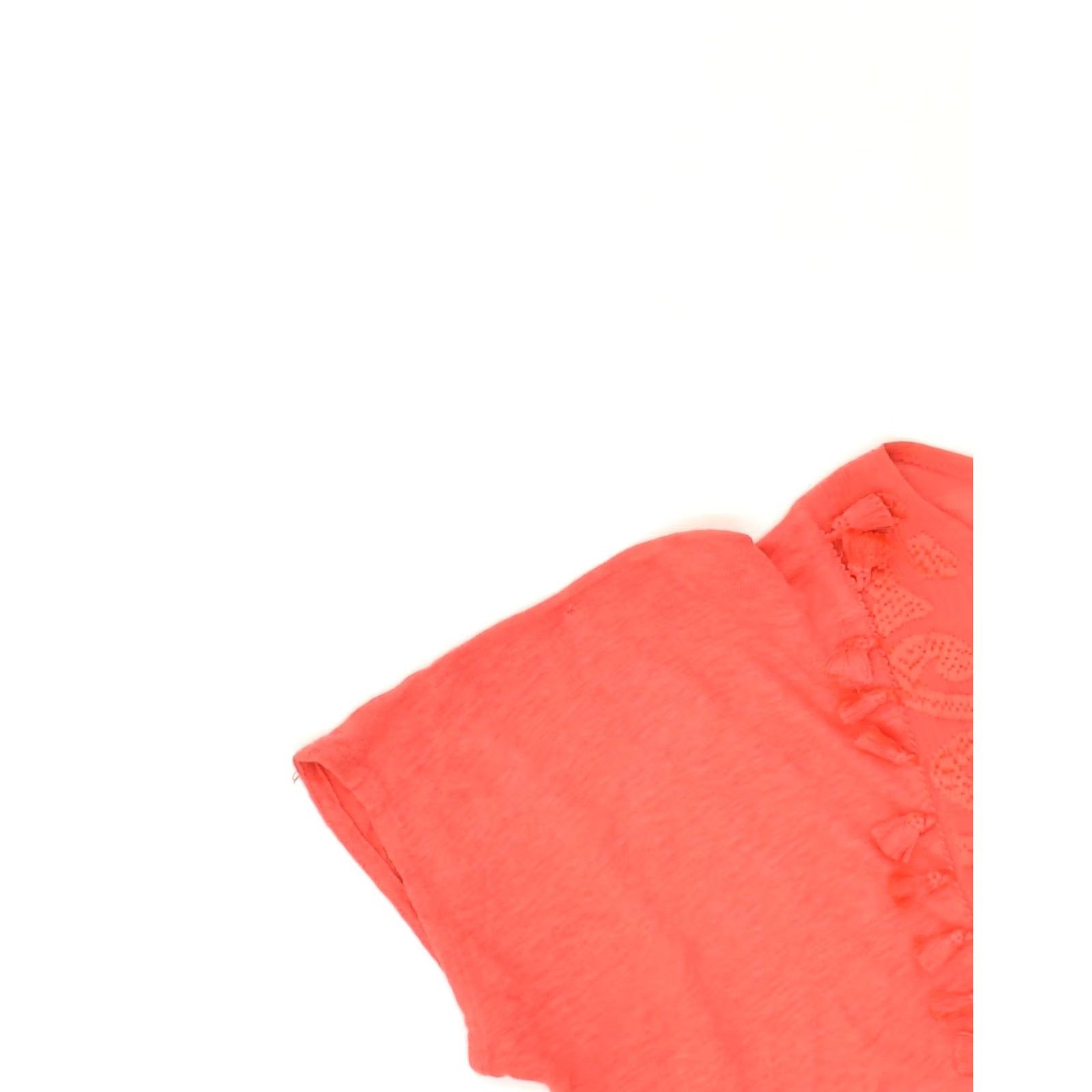 J.Crew J. CREW Womens Blouse Top Pink Paisley Cotton UK 8 Small Size S / US 4 / IT 40 - 3 Thumbnail
