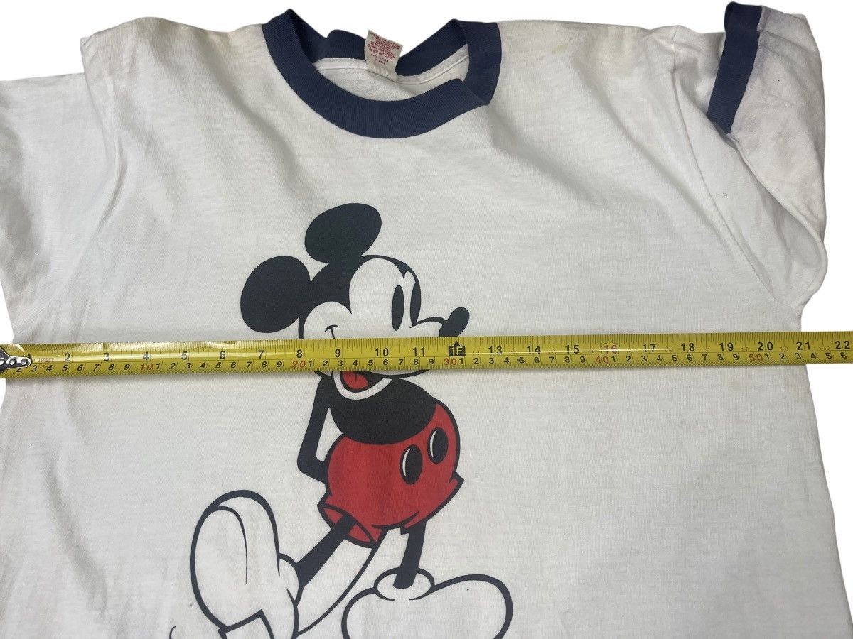 Mickey Mouse Vintage Mickey Mouse Big Logo Blue Ringer Size US XL / EU 56 / 4 - 8 Thumbnail