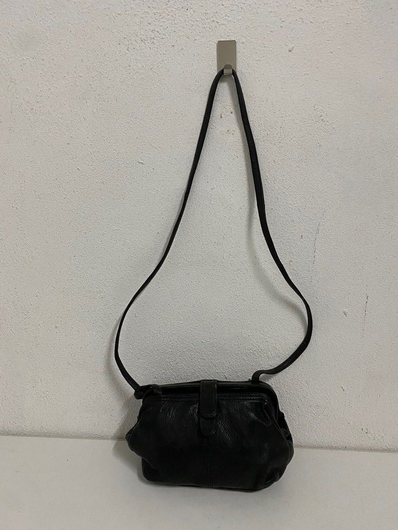 Leather Black Nice Leather Crossbody Bag Size ONE SIZE - 2 Thumbnail