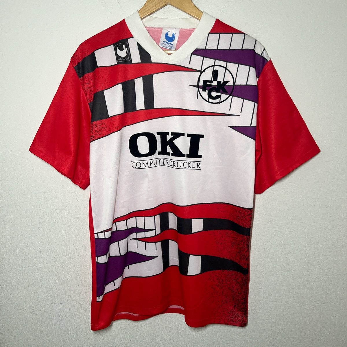 Vintage Kaiserslautern 1991-1992 Away Jersey | Vintage Soccer Size US L / EU 52-54 / 3 - 1 Thumbnail