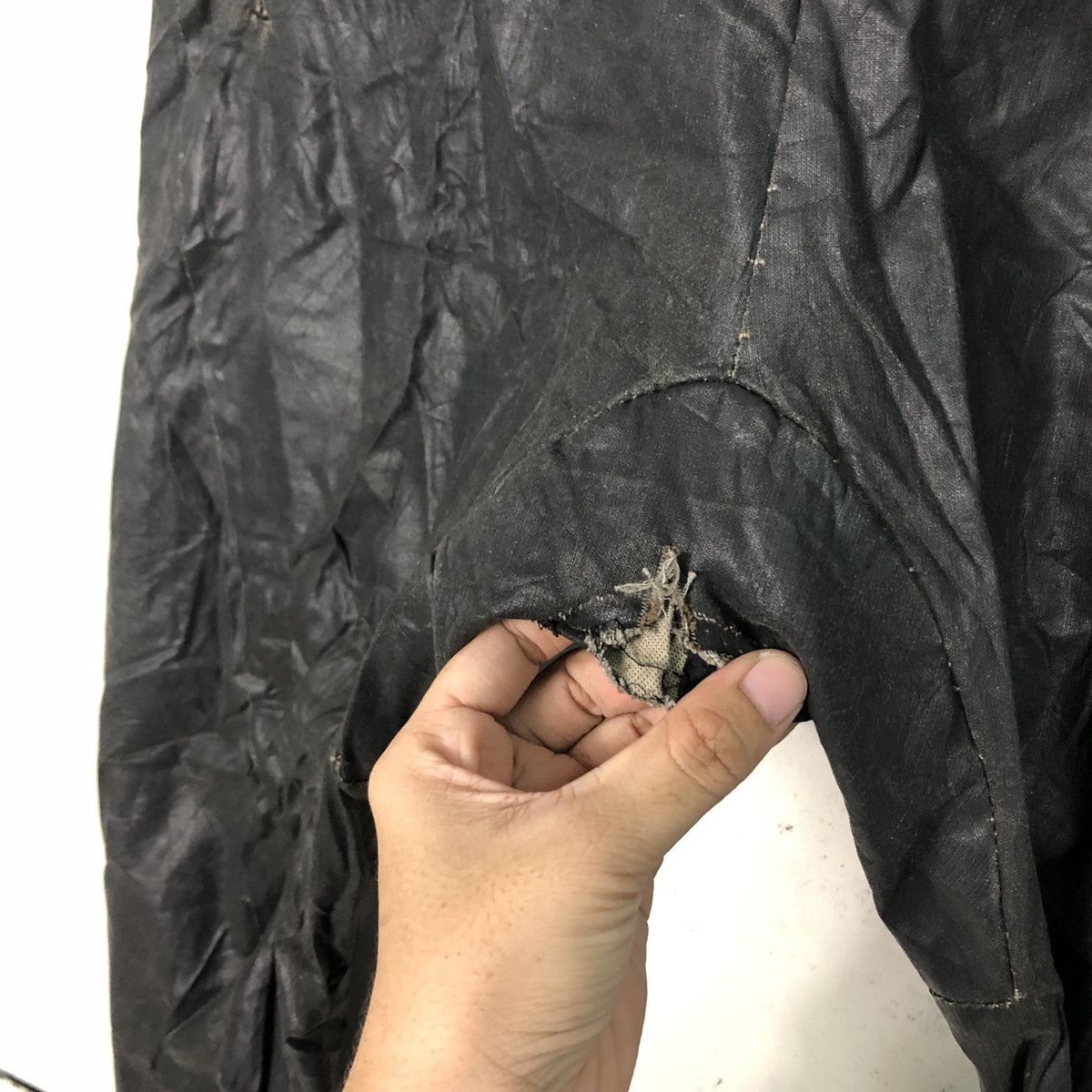 Japanese Brand Masnada Made in Italy Wax Biker Pants Parachute Bondage Size US 32 / EU 48 - 15 Thumbnail