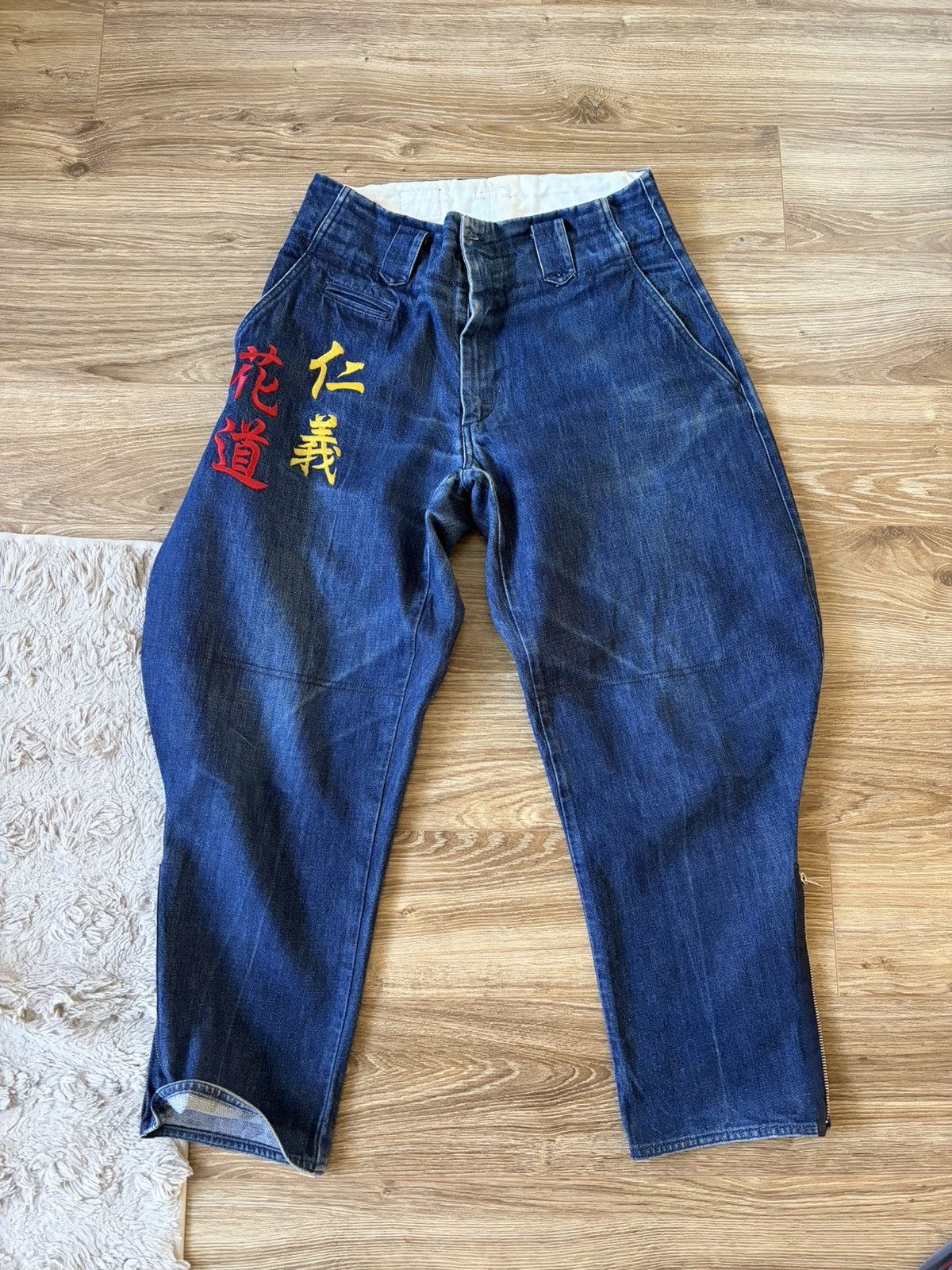 Evisu Vintage jeans set evisu denim 90s Size US XL / EU 56 / 4 - 2 Thumbnail