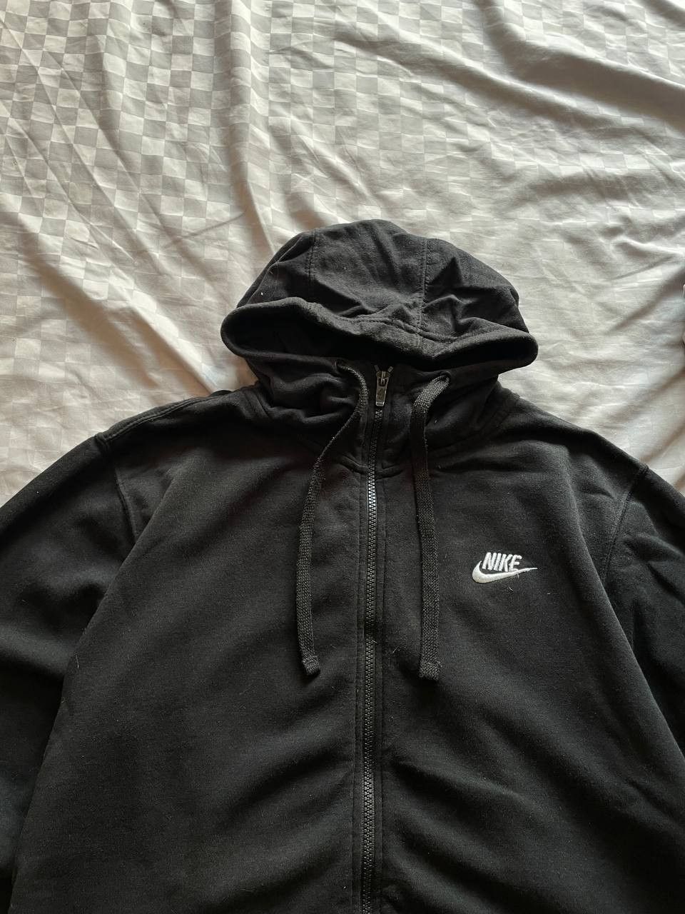Nike Vintage Nike zip hoodie y2k drill swoosh 90s rare hype Size US L / EU 52-54 / 3 - 3 Thumbnail
