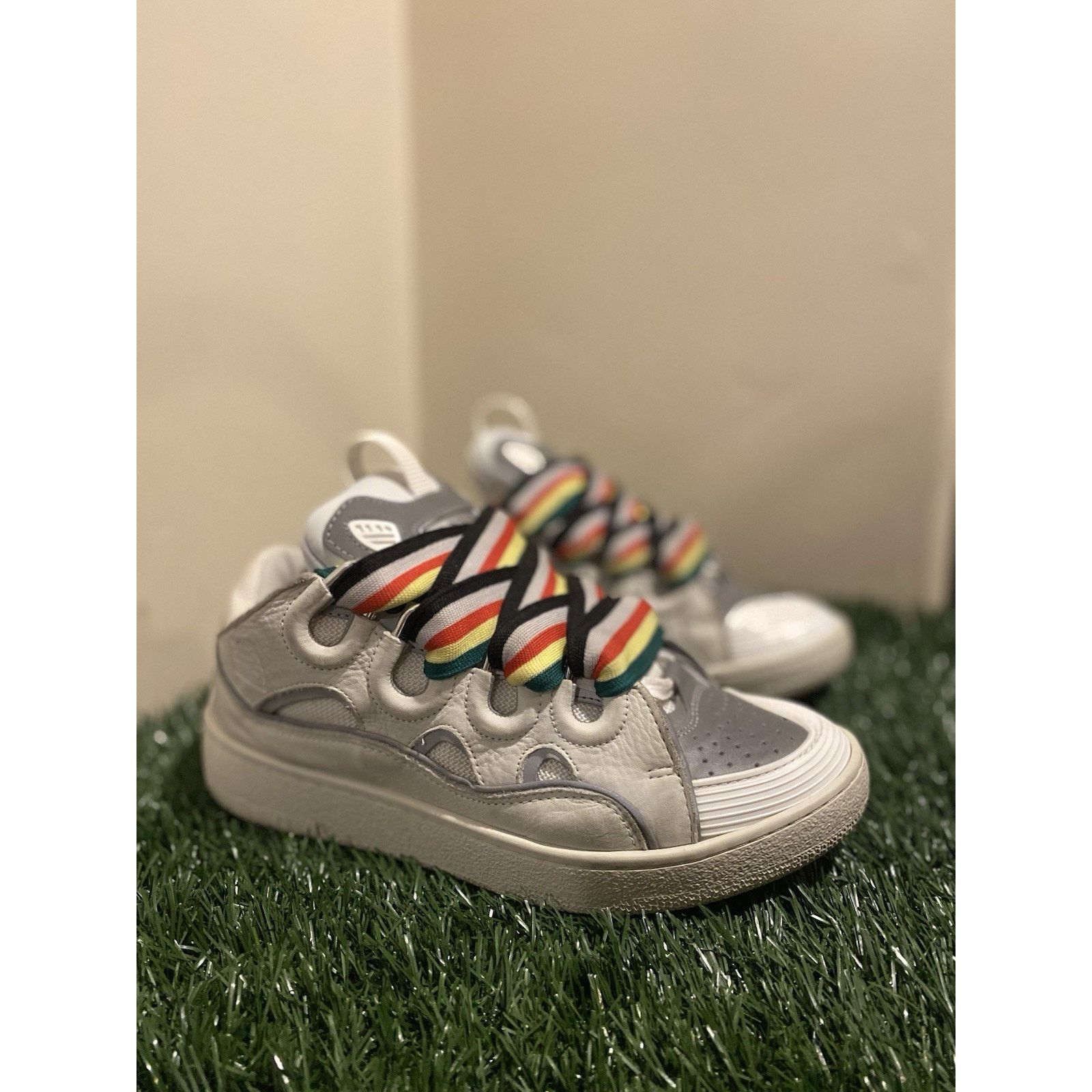 Lanvin Lanvin Curb Sneaker “white Multicolor” | SIZE 38 EU ( 5 US ) Size US 5 / EU 37 - 1 Thumbnail