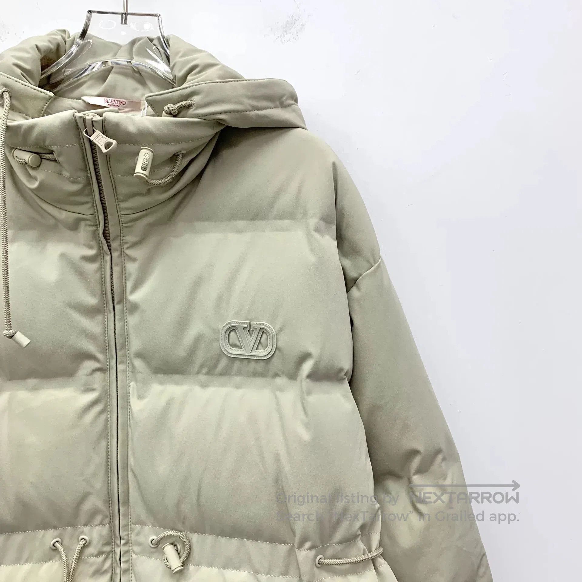 Valentino valentino beige hooded puffer jacket. Size US L / EU 52-54 / 3 - 3 Thumbnail