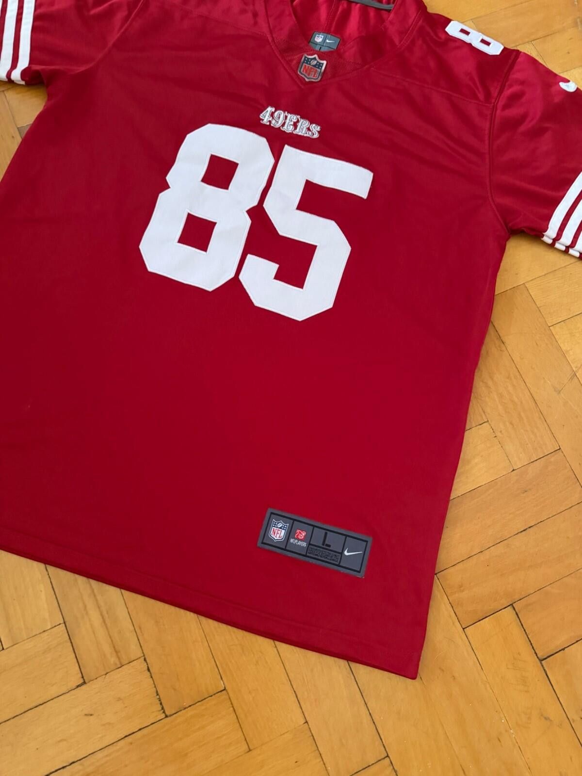 Nike George Kittle San Francisco 49ers Nike Vapor Jersey 2022 NFL Size US L / EU 52-54 / 3 - 2 Thumbnail