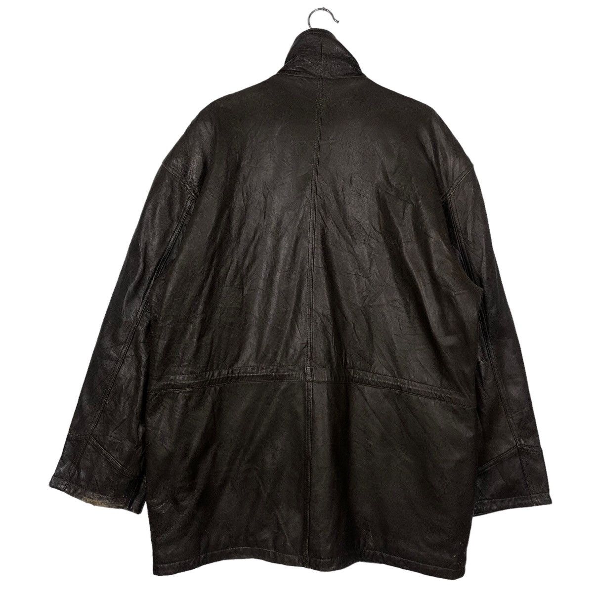 Japanese Brand 🔥90’s Biker Genuine Leather Jacket Allen Jolly Issey Miyake Size US L / EU 52-54 / 3 - 6 Thumbnail