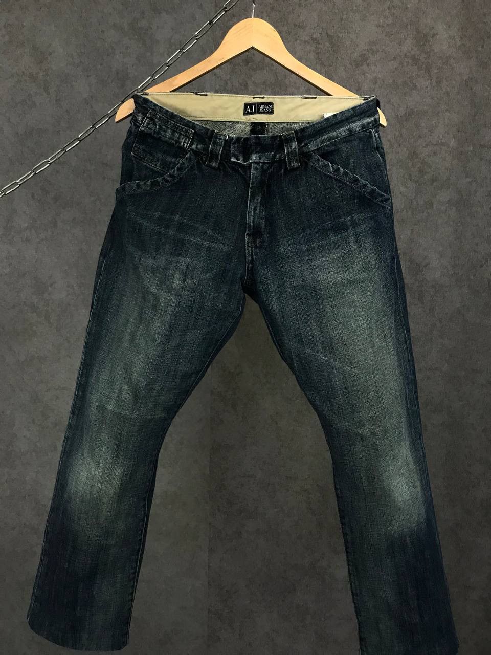 Designer Armani Jeans vintage designer denim jeans Size US 30 / EU 46 - 3 Thumbnail