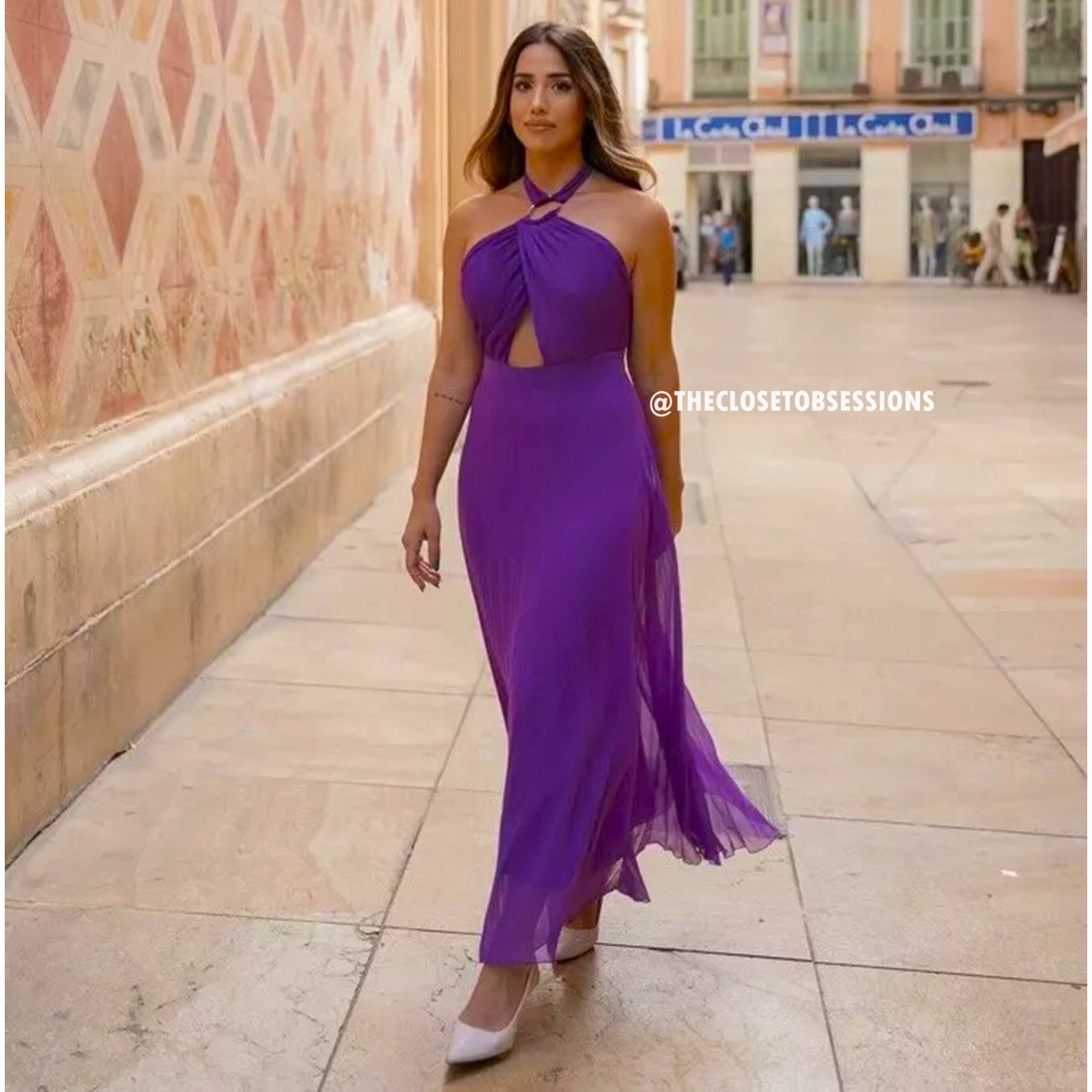 Zara ZARA BLOGGER FAVE!!! Halter Neck Midi Dress NWT Size XL / US 12-14 / IT 48-50 - 6 Thumbnail