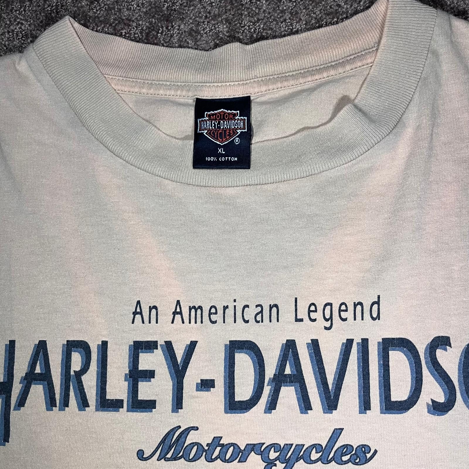 Harley Davidson 🏙️ Harley-Davidson Two-Tone Tee – Size XL Size US XL / EU 56 / 4 - 3 Thumbnail