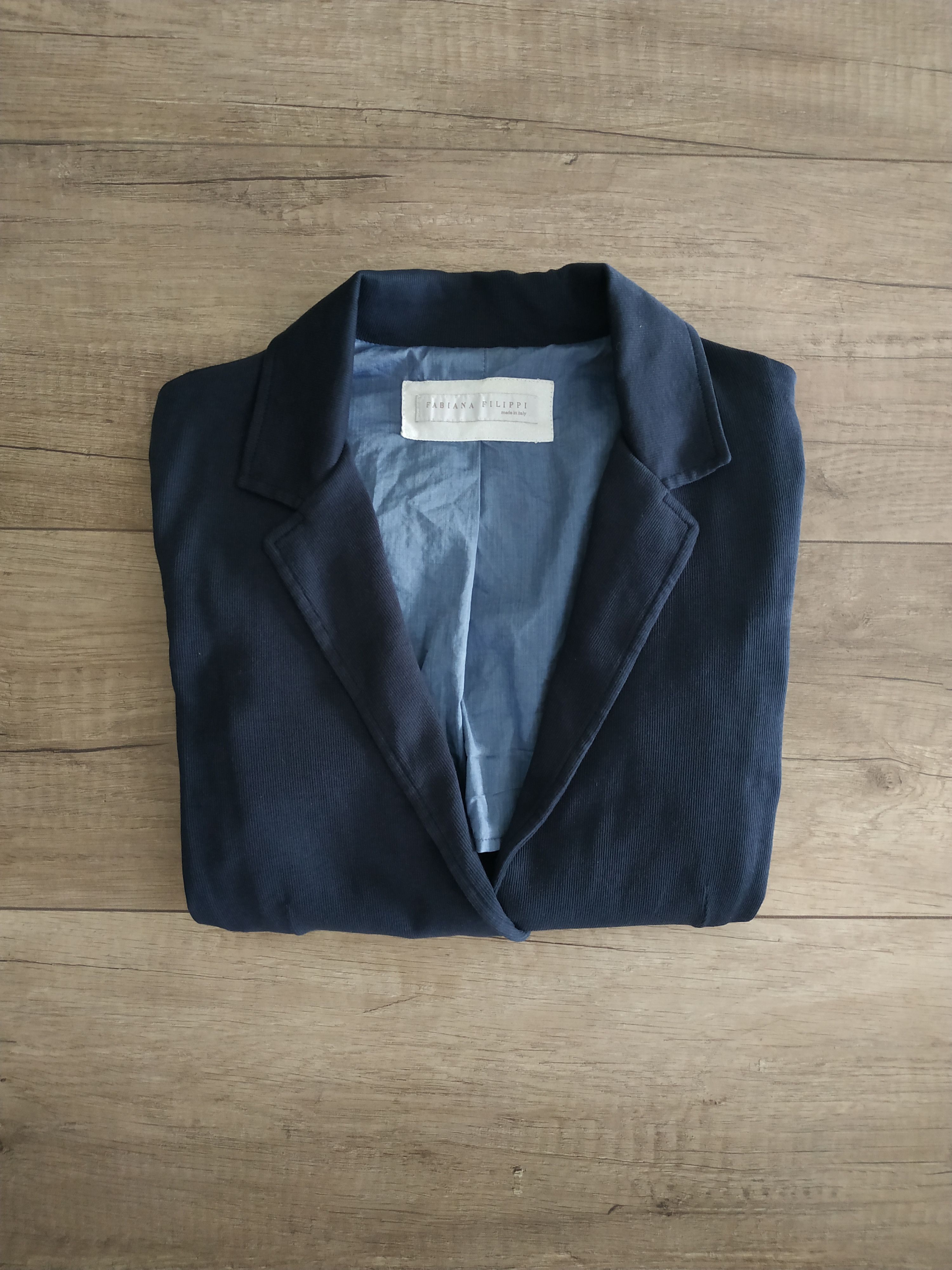 Fabiana Filippi Fabiana Filippi Women's Navy Blazer-Suit Jacket, s. SMALL Size S / US 4 / IT 40 - 6 Thumbnail
