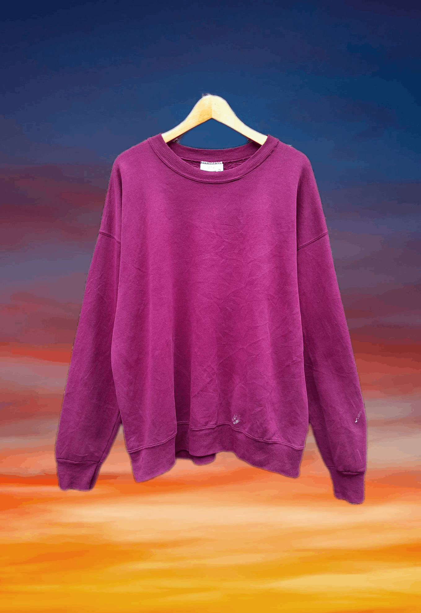 Lee Vintage 90s Streetwear Lee blank sweatshirt rap tee style Size US XL / EU 56 / 4 - 1 Thumbnail