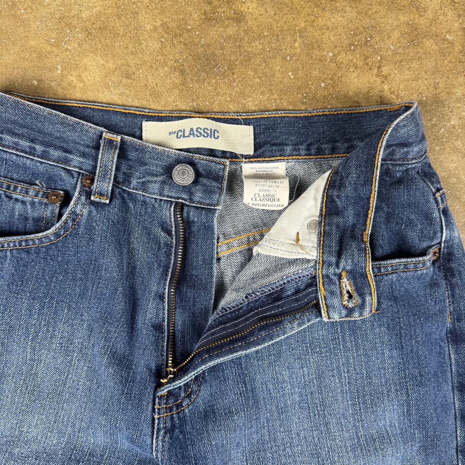 Gap Vtg GAP Classic Jeans Women’s 4 High Rise Denim 100% Cotton Size 27" / US 4 / IT 40 - 3 Thumbnail
