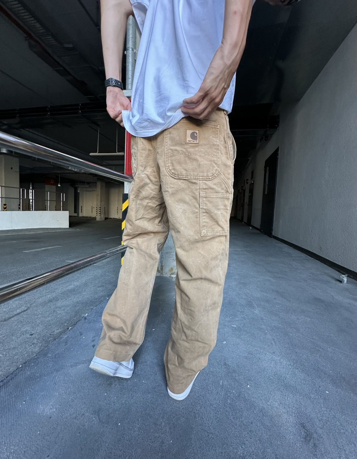 Carhartt Vintage Carhartt carpenter pants faded Size US 34 / EU 50 - 2 Thumbnail