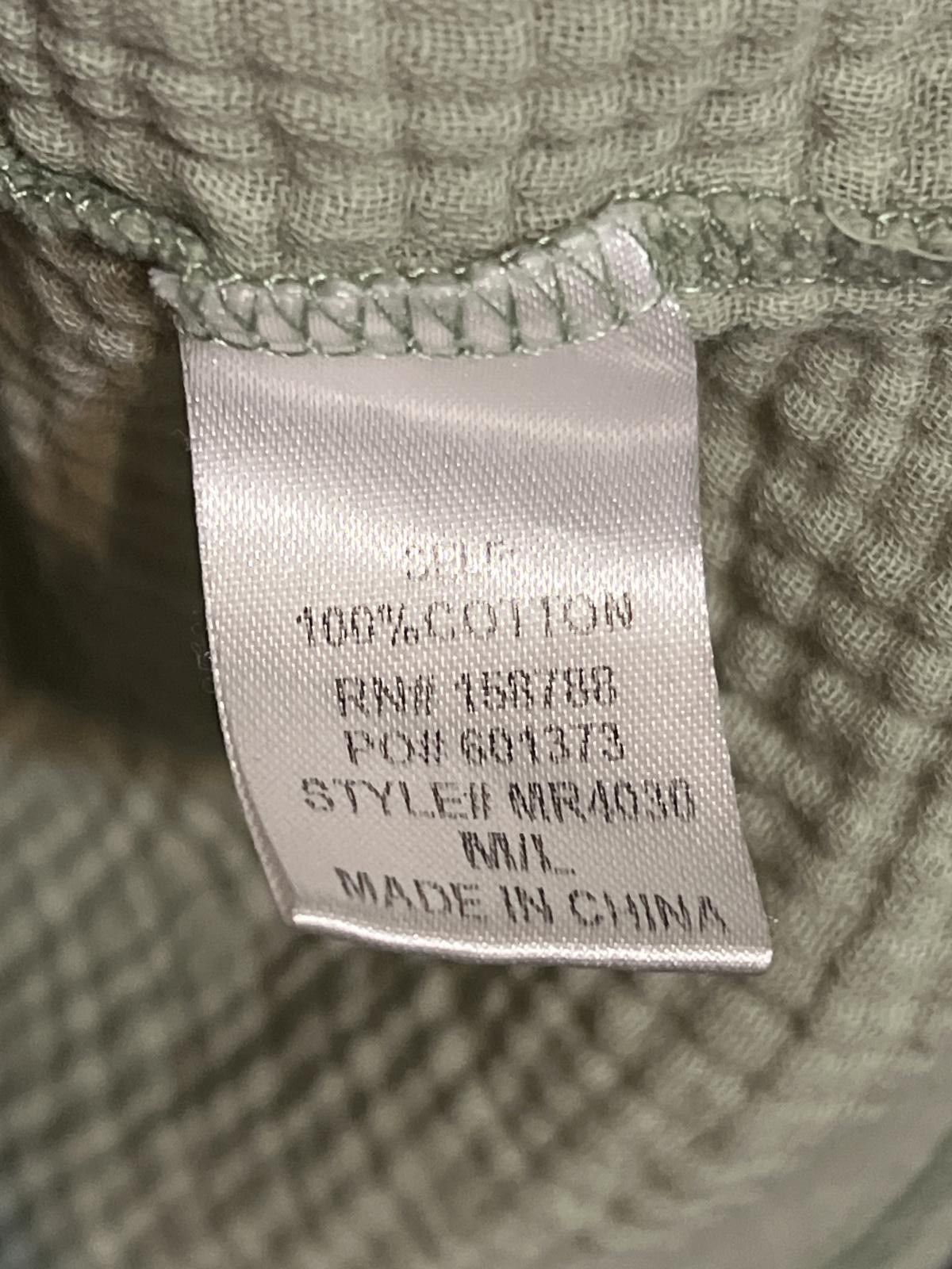 Bob Marley Mable Women's Sage Green Button-Front Romper Anthro M/L Size 32" / US 10 / IT 46 - 5 Thumbnail