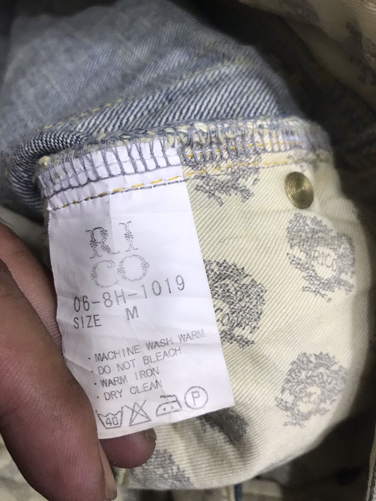 Japanese Brand 💥FLARE💥ARCHIVAL RICO STONE WASH DISTRESSED DENIM F132 Size US 32 / EU 48 - 25 Thumbnail