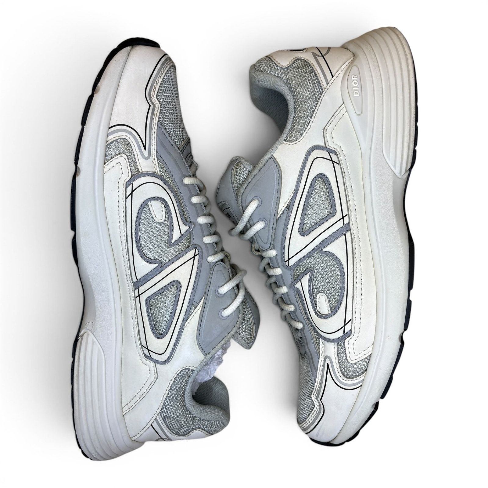 Dior Dior B30 White & Grey Sneakers | Size 44(11US) Size US 11 / EU 44 - 2 Thumbnail