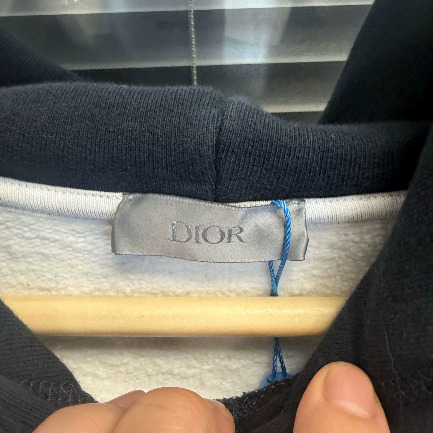 Dior DIOR SS22 embroidered Logo oversized hoodie XS Size XS / US 0-2 / IT 36-38 - 4 Thumbnail