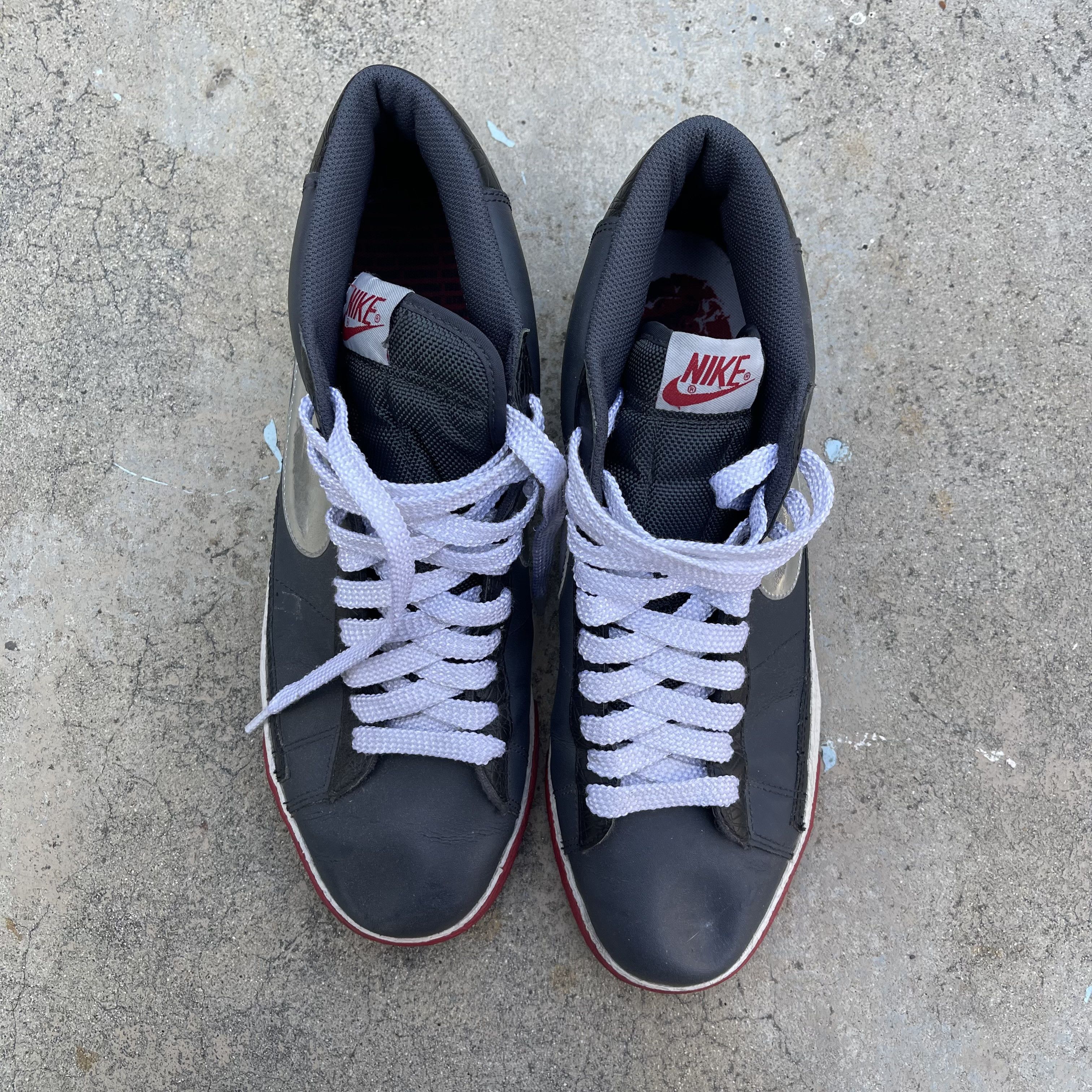 Nike 2008 Nike Blazer High Anhracite/Metallic Sneakers Size US 13 / EU 46 - 2 Thumbnail