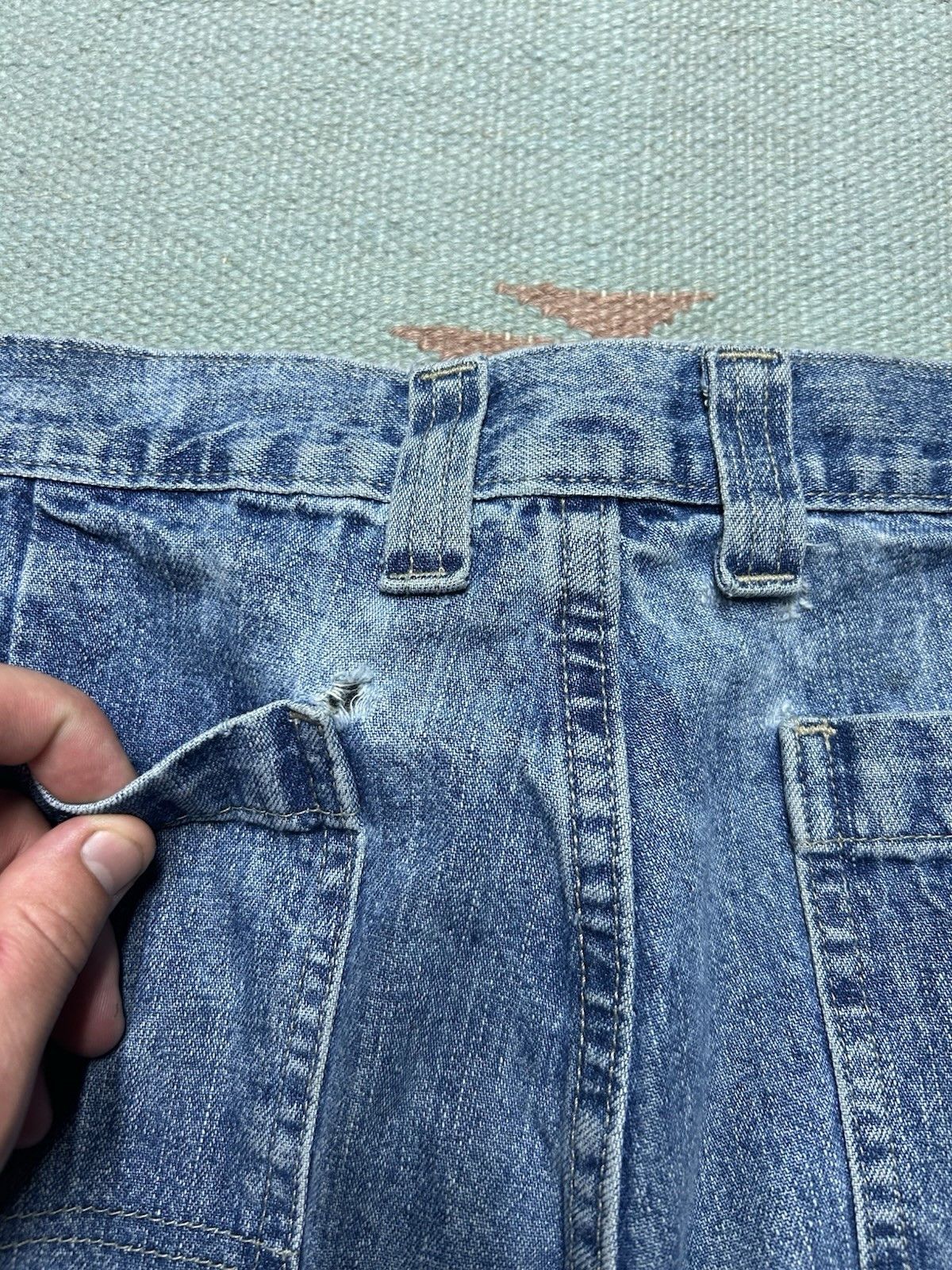 Vintage y2k baggy jeans shorts jorts Arizona carpenter skater 36 Size US 36 / EU 52 - 4 Thumbnail