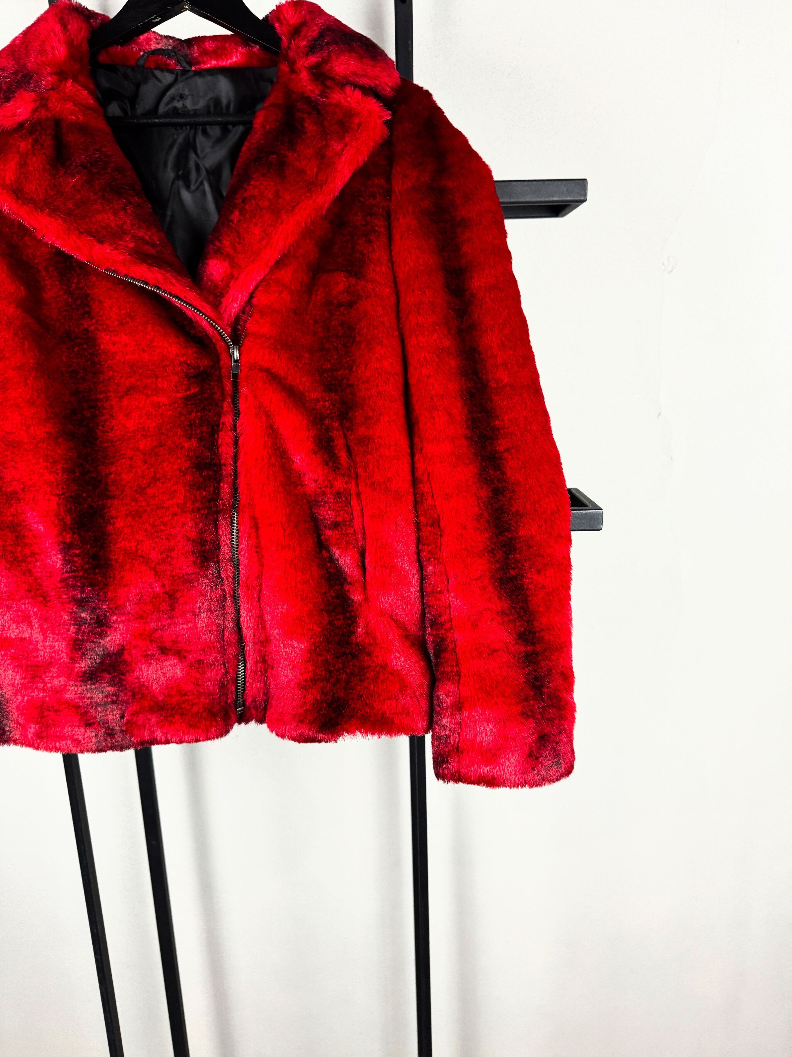 Hysteric Glamour Opium Japanese Fur Mohair Asymmetrical Zip Jacket 90s Y2K Size US S / EU 44-46 / 1 - 4 Thumbnail