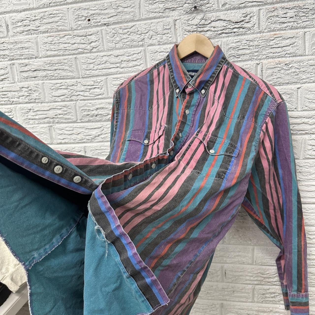 Wrangler Vintage Wrangler Brushpopper Button Down Western Shirt XL Size US XL / EU 56 / 4 - 6 Thumbnail