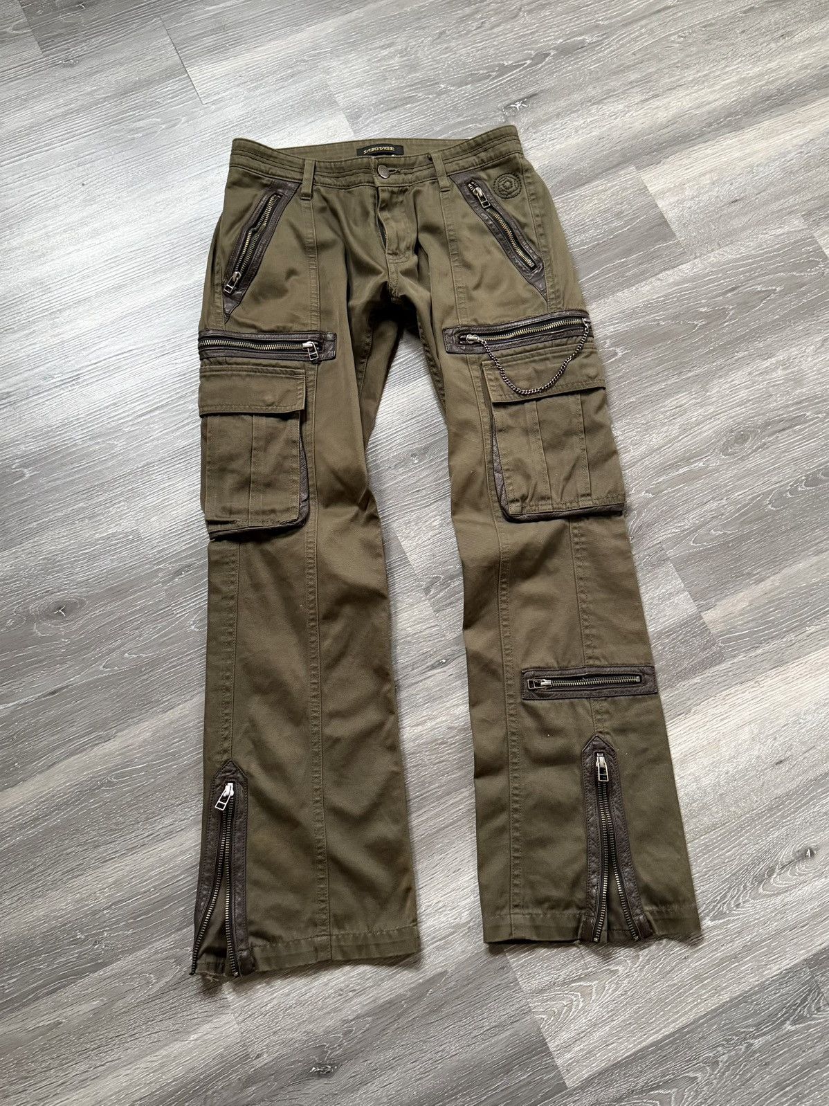 Japanese Brand Sabotage 90s Raver Pants Size US 29 - 1 Thumbnail