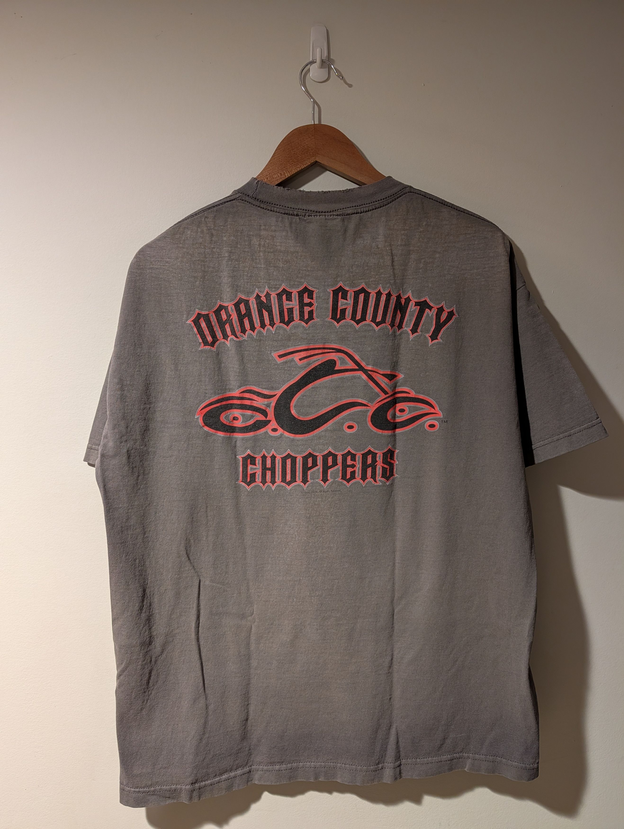 Harley Davidson Vintage 2004 Orange County Choppers Motorcycle Biker T-Shirt Size US XL / EU 56 / 4 - 9 Thumbnail