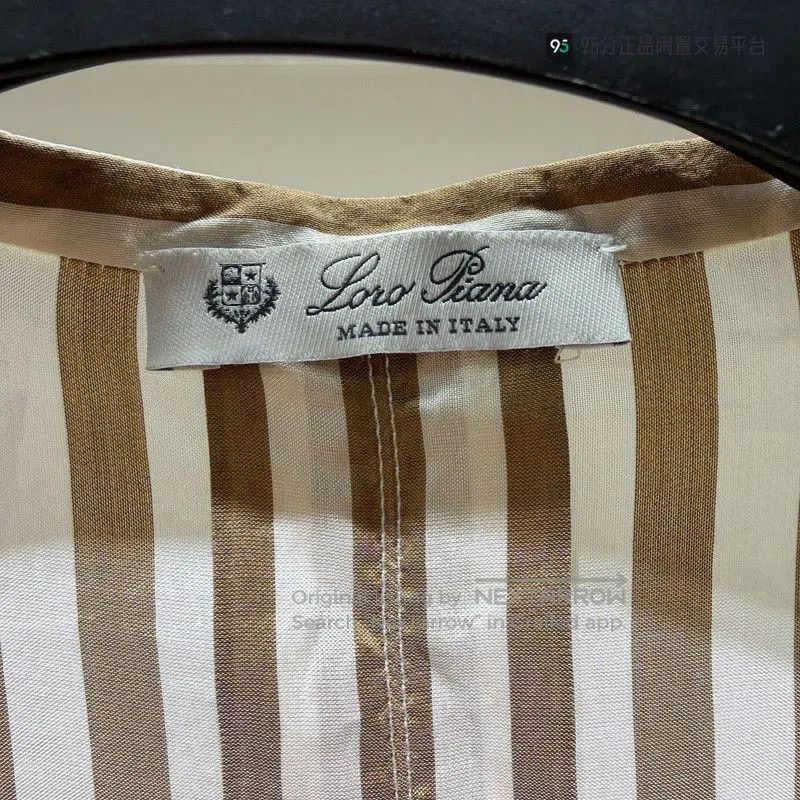 Loro Piana Loro Piana Striped Silk Unisex Shirt. Size US S / EU 44-46 / 1 - 3 Thumbnail