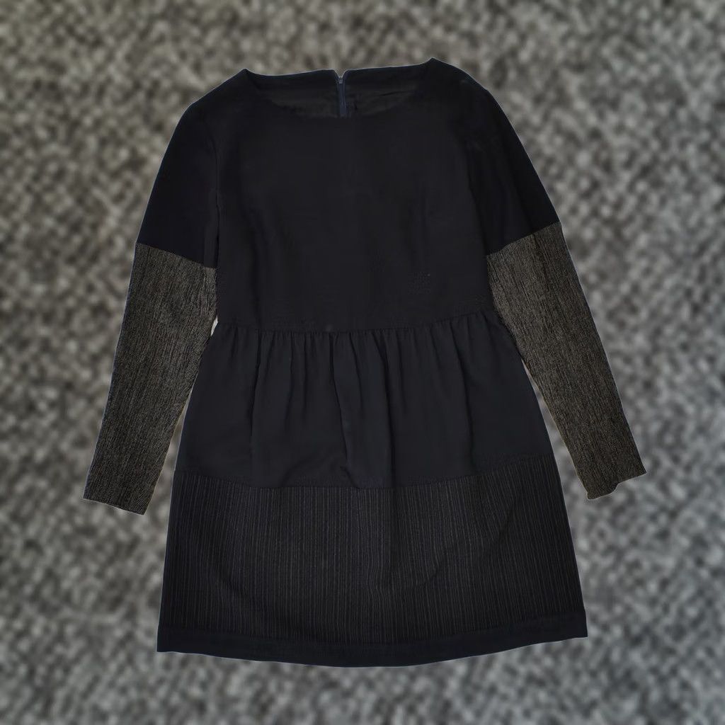 Vintage VINTAGE Womens A-Line Dress Small UK 10 Black Size S / US 4 / IT 40 - 1 Thumbnail