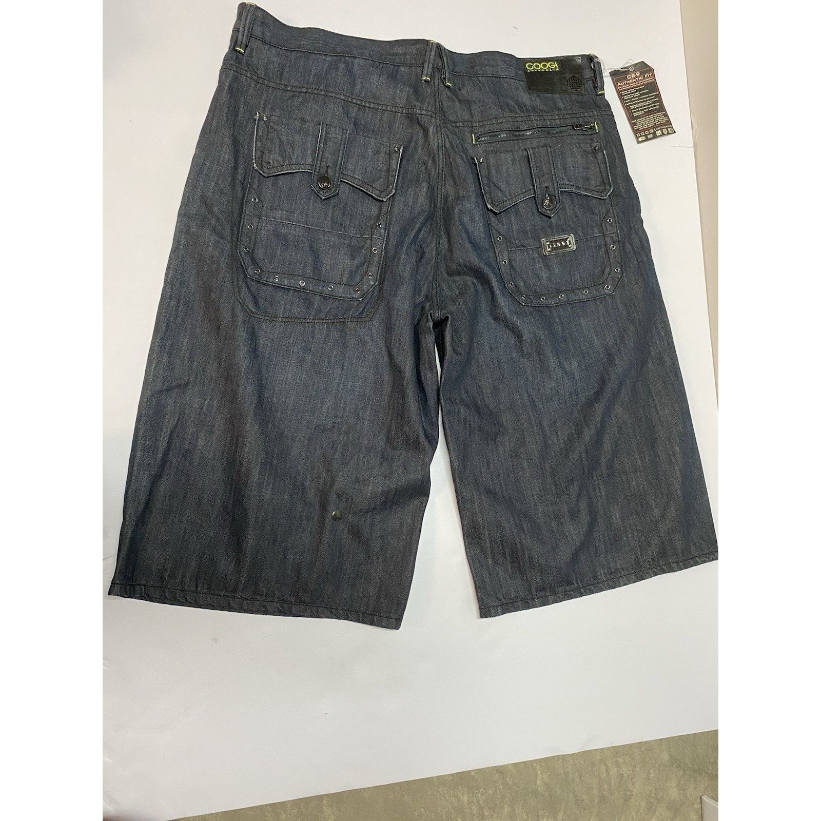 Coogi COOGI Y2K HIP-HOP Blue Denim Shorts Baggy Men’s Sz 44 NWT! Size US 44 / EU 60 - 12 Thumbnail