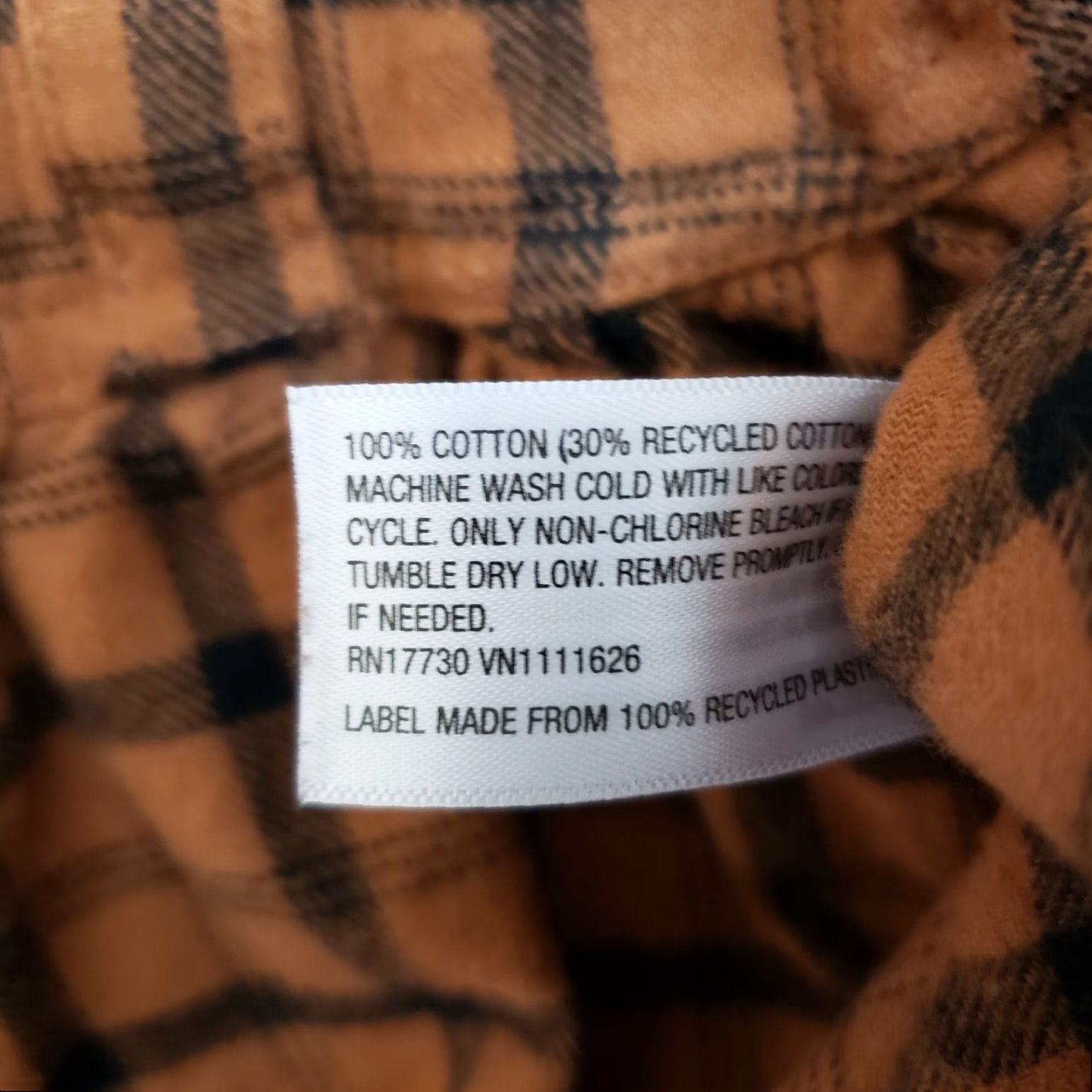 Vintage Isabel Maternity Womens Flannel Top Blouse Sz S Brown Black Plaid Long Sleeve 100% Cotton Ingrid & Isabel Maternity Shirt Womens Size S / US 4 / IT 40 - 5 Thumbnail