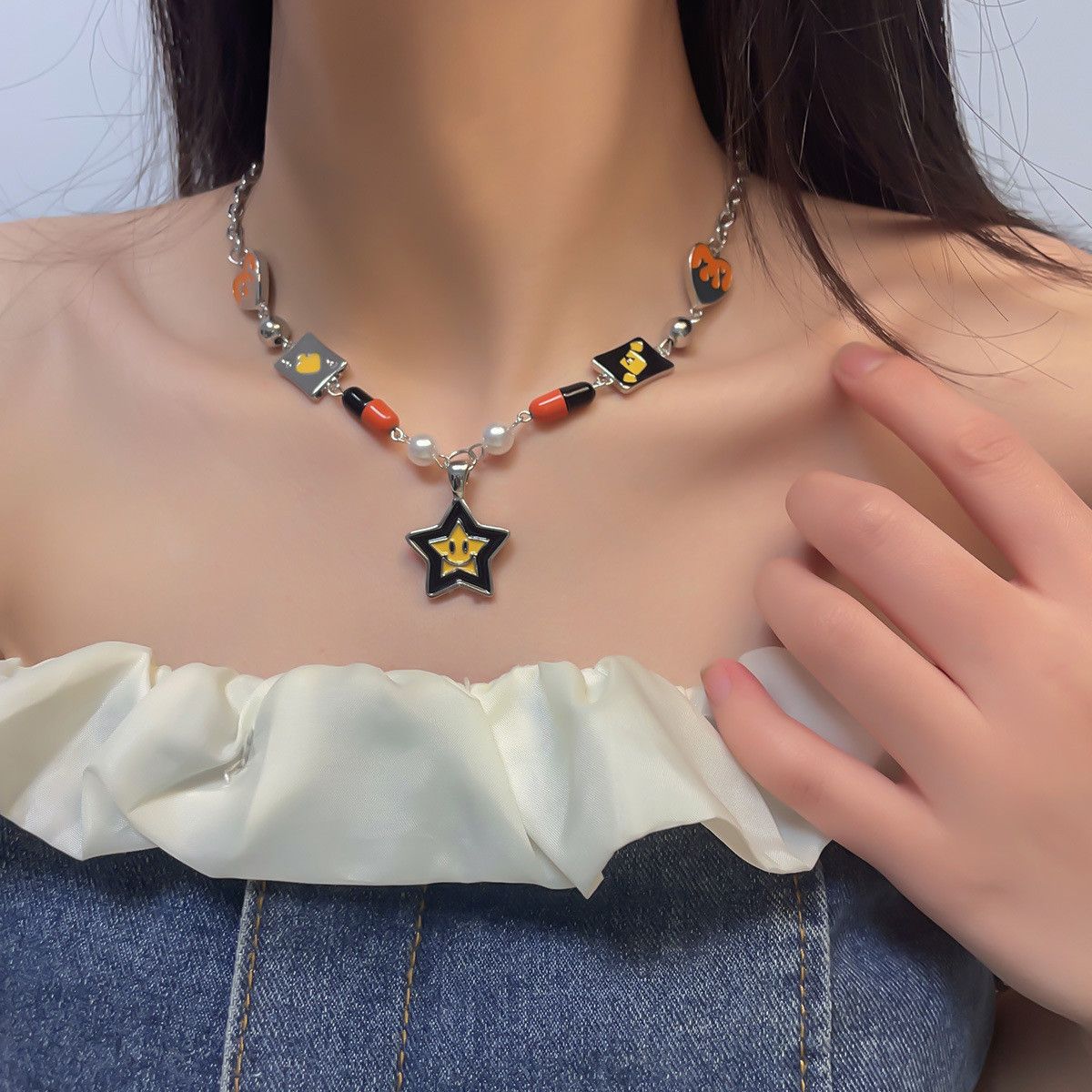 Other Star New Design STEAL! Y2K Chains Necklace Chain Size ONE SIZE - 2 Thumbnail