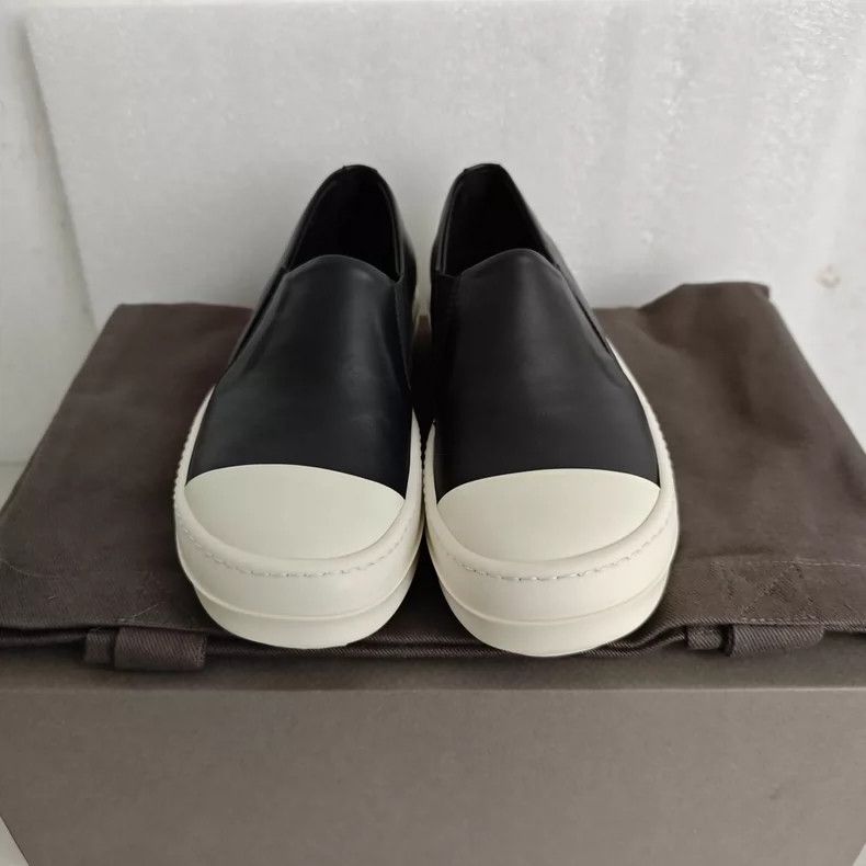 Rick Owens Rick Owens full leather mainline slip-on women's shoe Size US 5.5 / IT 35.5 - 2 Thumbnail