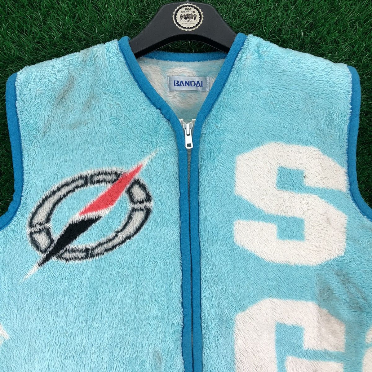 Anime × Japanese Brand × Vintage Vintage Power Ranger Fleece Zipper Vest by Bandai Size US M / EU 48-50 / 2 - 7 Thumbnail