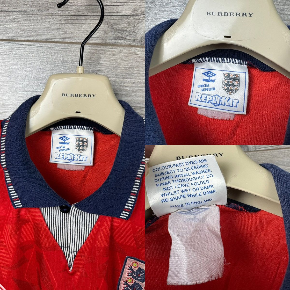 Umbro ARCHIVE RARE ENGLAND 1990-1992 ORIGINAL VTG JERSEY Size L Size US L / EU 52-54 / 3 - 3 Thumbnail
