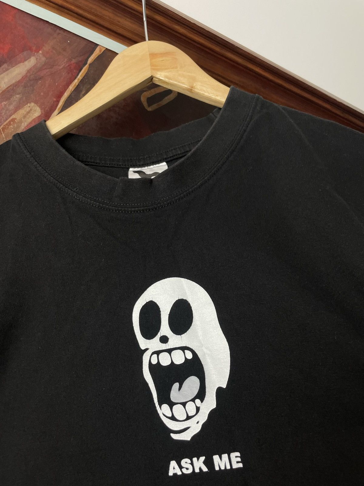 GHOSTEMANE Ghostemane Ask me if I give a fuck Rap Trash Tee Custom Y2k Size US M / EU 48-50 / 2 - 3 Thumbnail