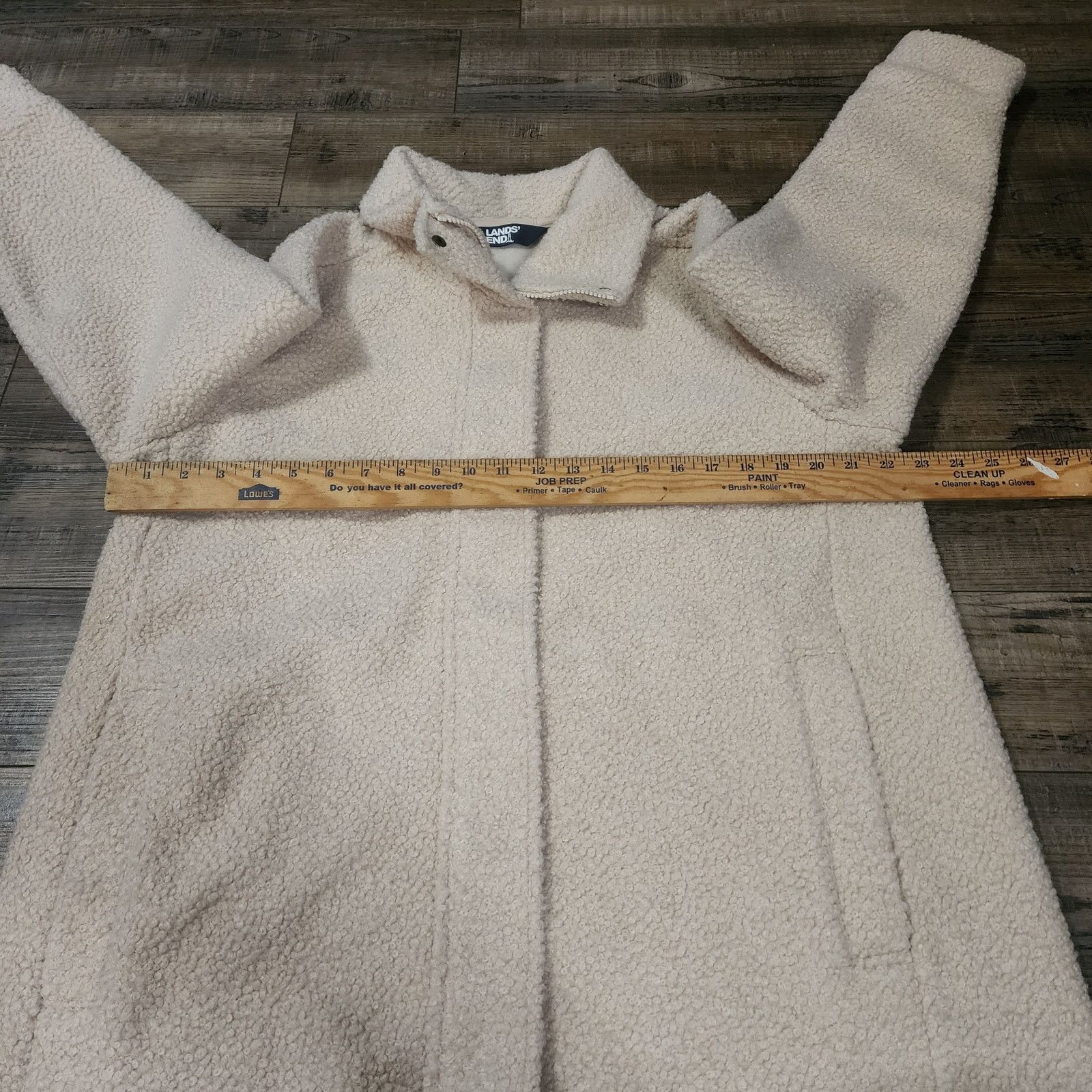 Lands' End Womens Land End Boucle Coat XL zipper broken Snaps good 2317 Size XL / US 12-14 / IT 48-50 - 3 Thumbnail