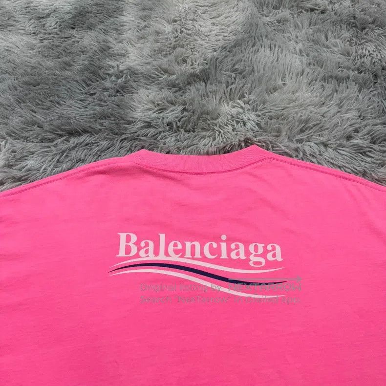 Balenciaga Pink Coca-Cola Short Sleeve