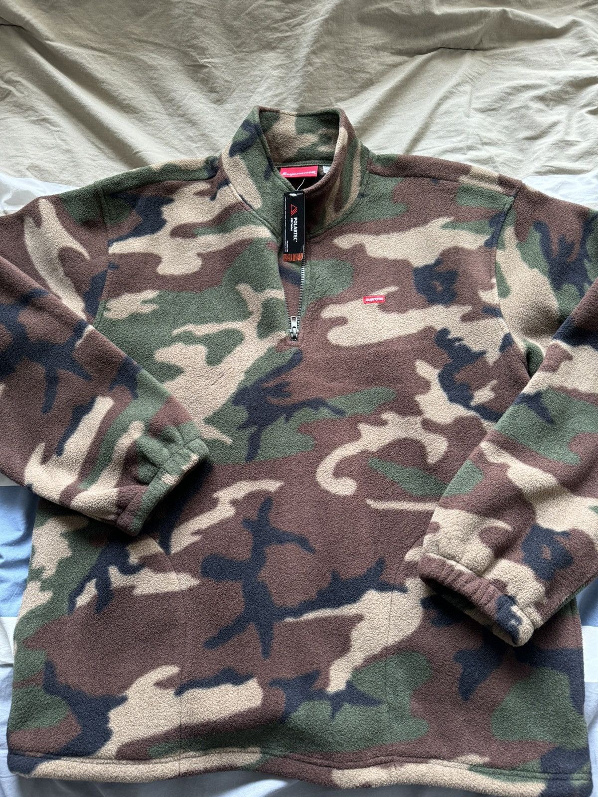 Supreme Polartec Half Zip Pullover Camo 【公式通販】