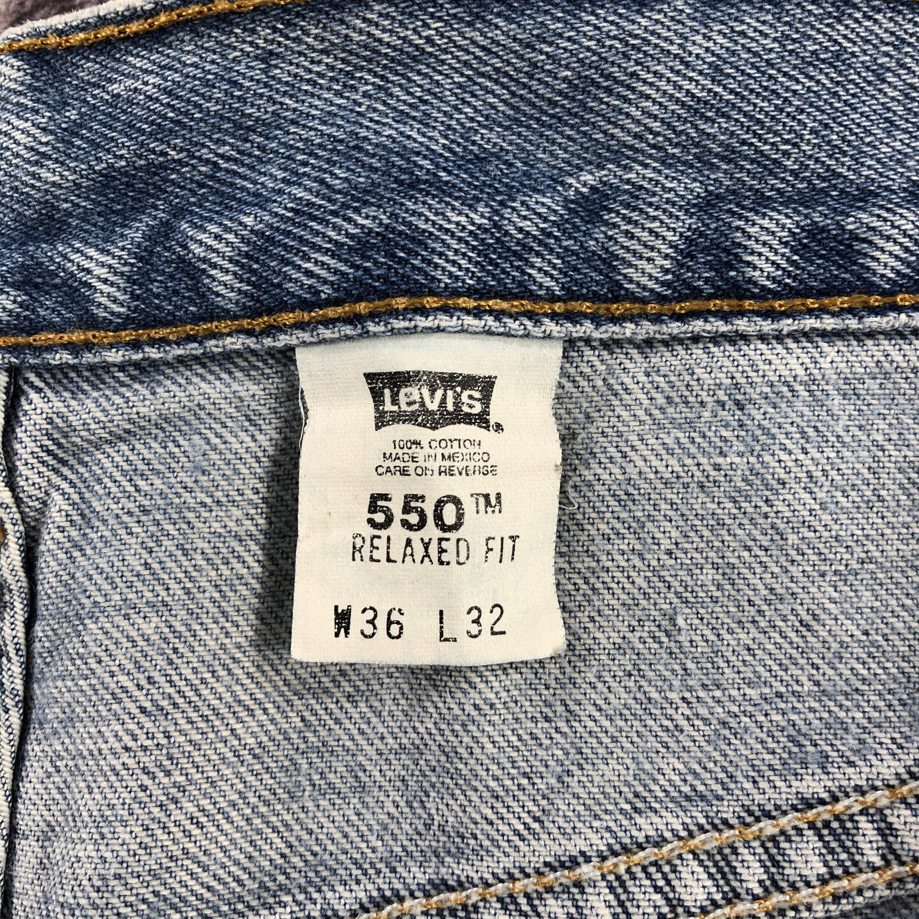 Levi's × Vintage Vintage Light Wash Levis 550 Jeans-JM3002 Size US 35 - 17 Thumbnail