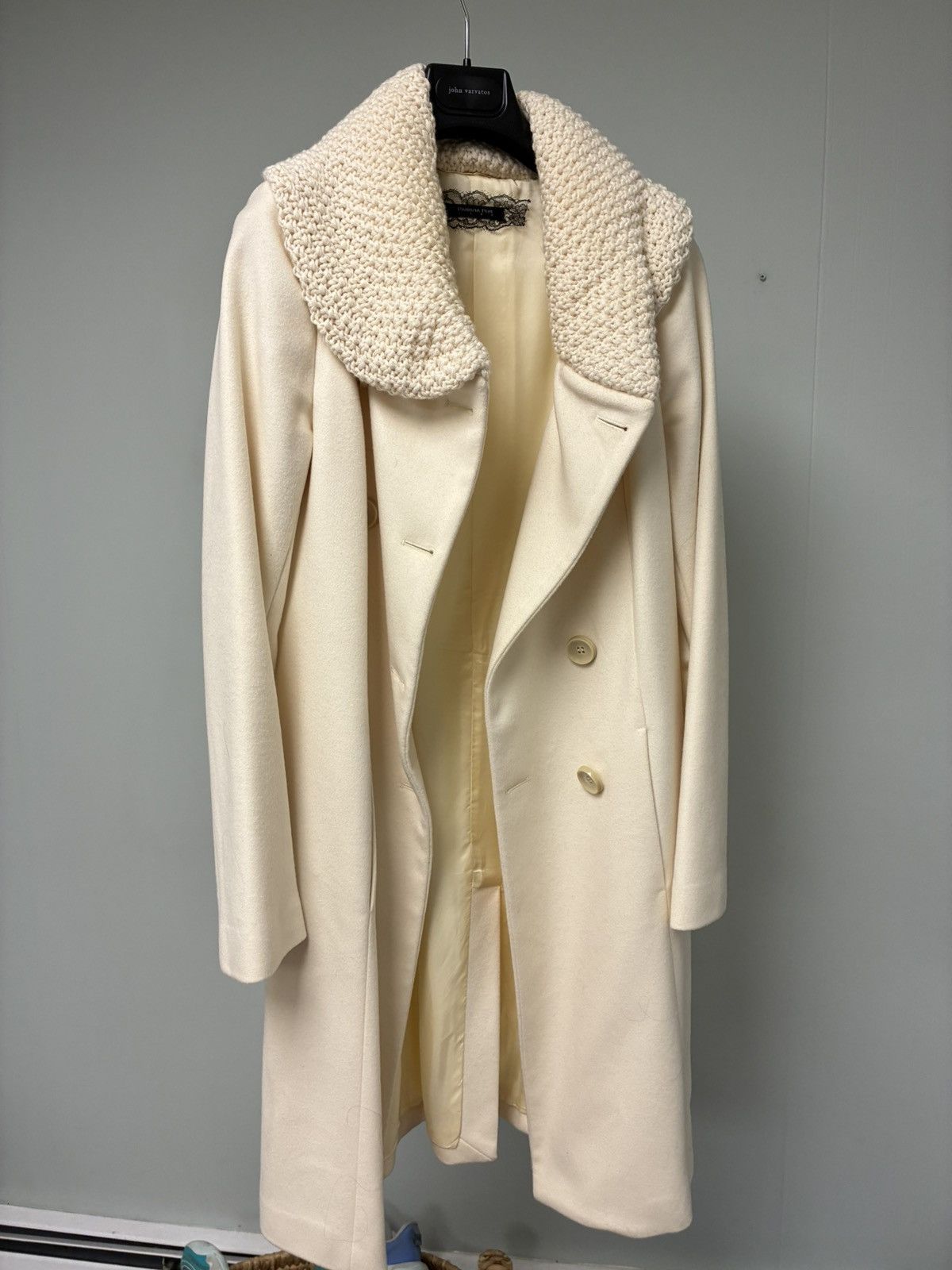 Patrizia Pepe Fluffy Collar Coat 42 Size M / US 6-8 / IT 42-44 - 1 Thumbnail