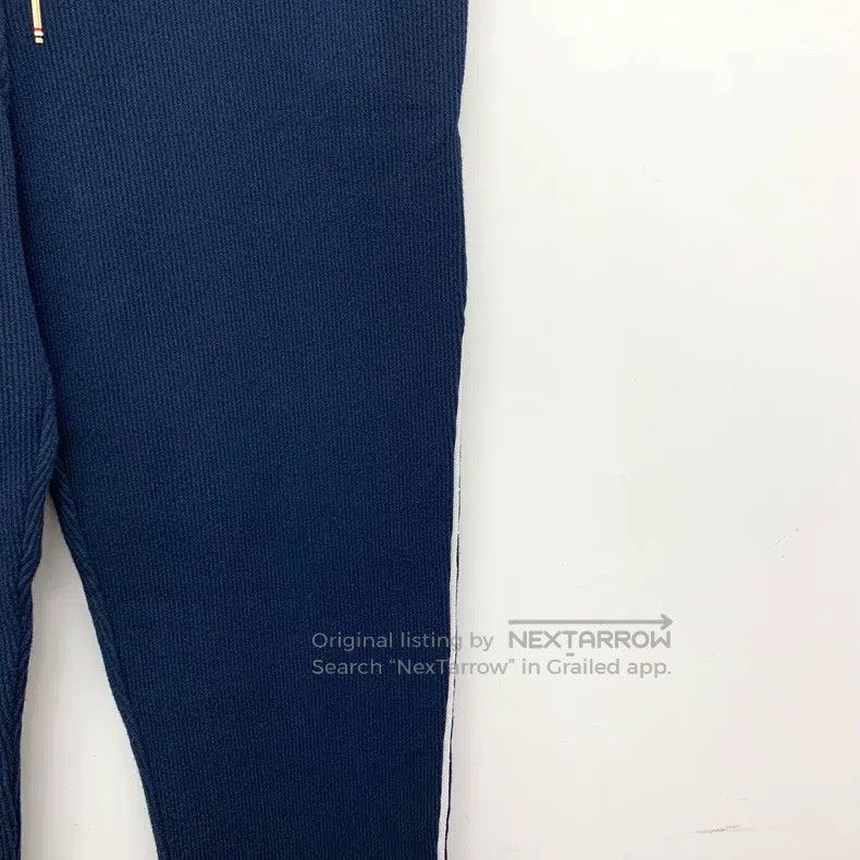 Thom Browne Thom Browne Dark blue cotton drawstring casual sporty long Size US 44 / EU 60 - 4 Thumbnail